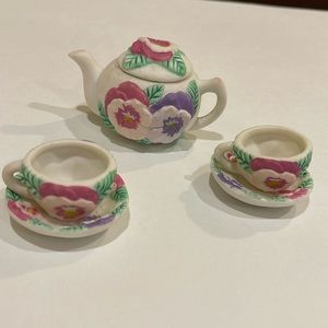 Miniature tea set